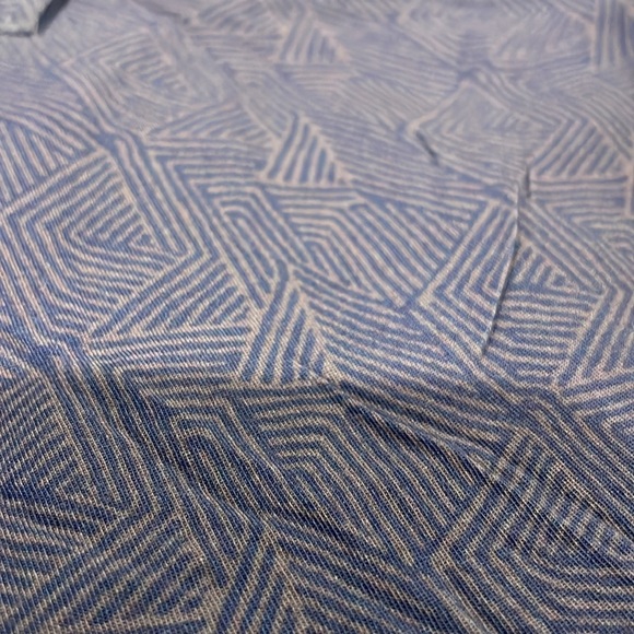 Paige Men Shorts Blue/Gray Pattern 32 - Picture 3 of 8